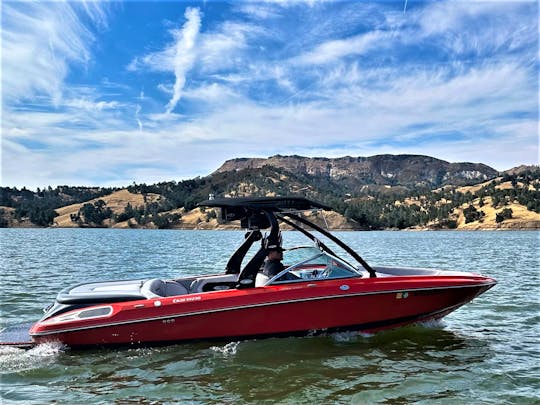 Fully fueled & waiting in the water at Lake Nacimiento (ENZO)
