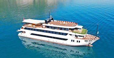 Limitless 170ft Mega Yacht Charter - A floating boutique hotel in Muğla