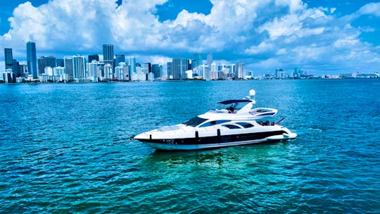 70Ft Azimut with 2 Jet Ski included in Miami for 13 people 