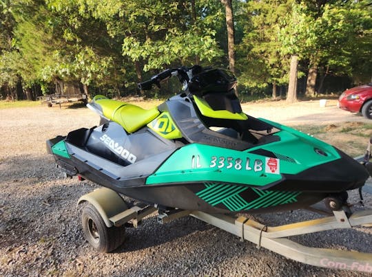 Sea Doo Trixx 3up, complètement chargé