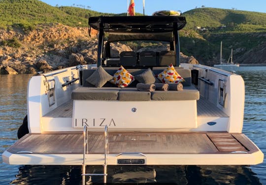 42ft Fjord Open Premium Day Boat Rental in Eivissa, Illes Balears