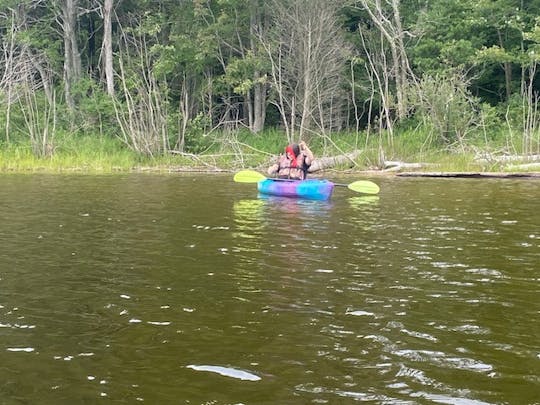Explorez la beauté du lac Michigan et du lac Duck en kayak !