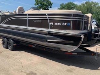 Great affordable pontoon boat with top notch sound and a captain if you choose.