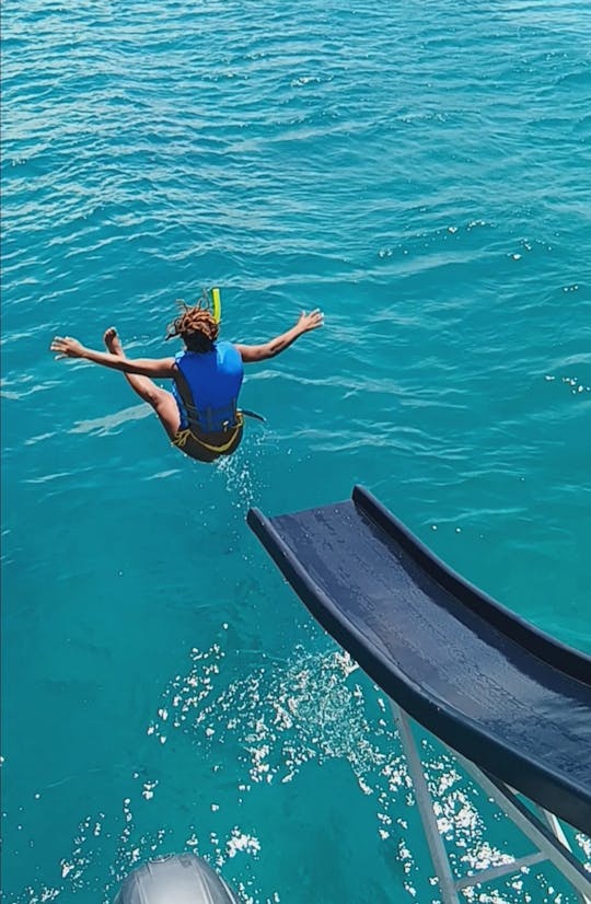 Glass Bottom/Party Boat in Bridgetown, Barbados