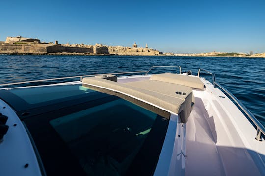 Charter an Axopar 37 Suntop in the Maltese Islands