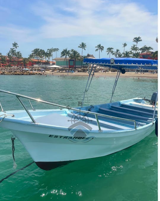 BOAT TOURS IN PUERTO VALLARTA ABOARD THIS "PANGA" 