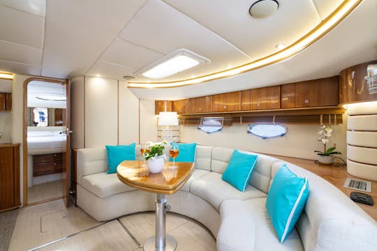 Live unforgettable experiences on a Princess V55 Yacht (Refitting 2024)