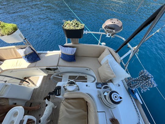 Experience unforgettable days in Ionian Greece aboard 47ft Beneteau Sailboat