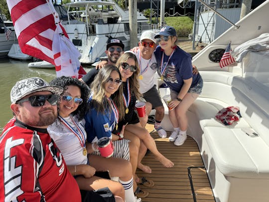 Yacht de luxe royal privé de 45 pieds - Votre rêve fluvial « vie parfaite »