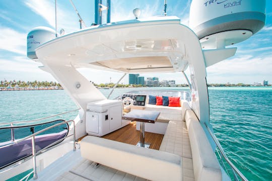 Modern Azimut 50ft Flybridge Motor Yacht  