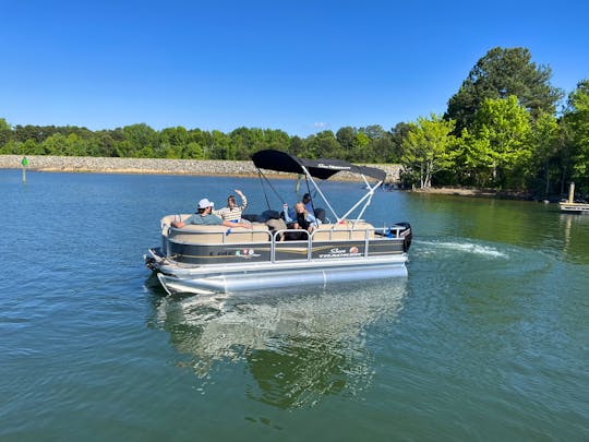 Lake adventure awaits! Brand New 2024 18ft Pontoon! Fully Permitted for LKN!