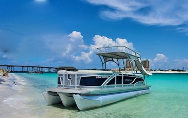 Amusez-vous à Crab Island ! Toboggan, planche à pagaie, nénuphar, structures gonflables et plus encore