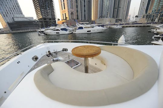 Experience DUBAI ON OUR MAJESTY 101FT BOAT