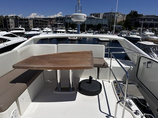 Luxury 50ft Motor Yacht on Lake Washington