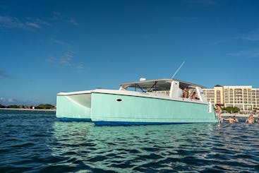 Private 45ft Catamaran for Beach cruisin, Private snorkeling and Sunset Trip