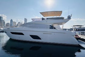 Luxurious Ferreti 64ft Yacht available on rent 