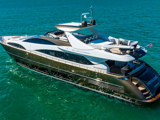 Captained Luxury 92ft Riva Power Mega Yacht In Miami 