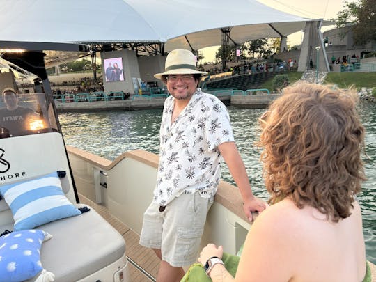 Concert Luxury Electric Cruiser on the Detroit River