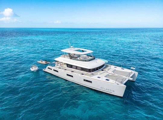 Catamarã a motor de luxo de 64 pés — 6 cabines, jet ski, 🌟 Reserve diretamente com o proprietário 