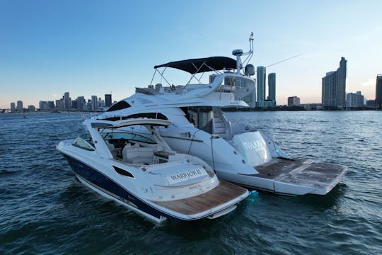 Yacht de luxe Miami 65 pieds | Tout compris