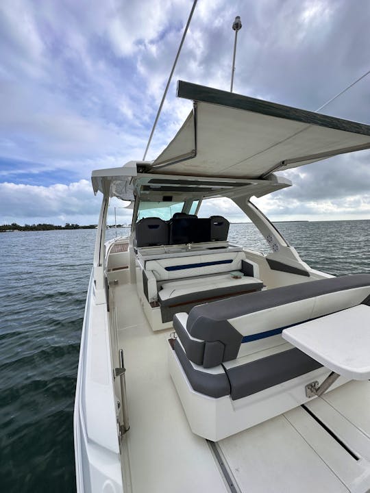 Customize your own experience aboard our 34' Tiara Sport Yatch in Miami