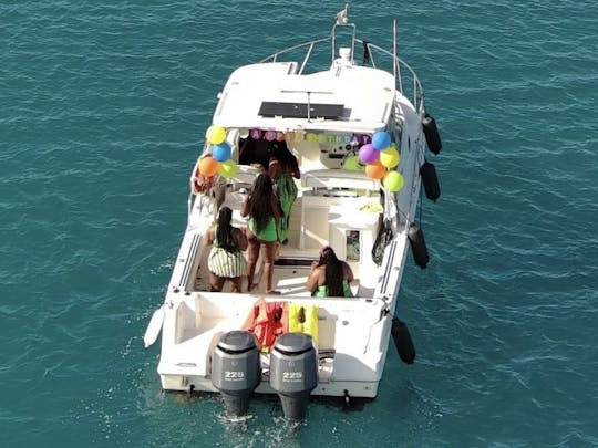 Bote privado número uno para fiestas: Wellcraft de 29 pies para 8 personas