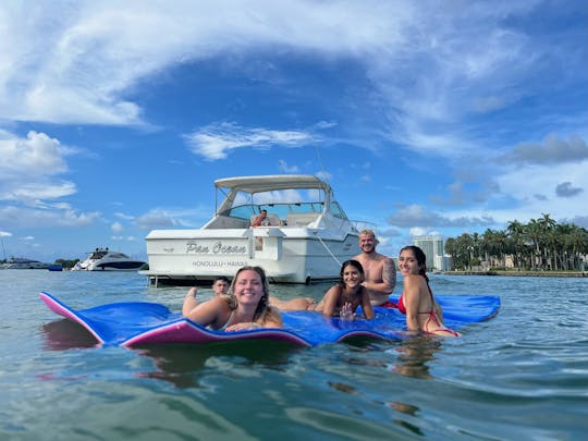 Miami Beach Yacht Rental: Sandbar Snorkeling, Dolphins & Marine Life Adventure