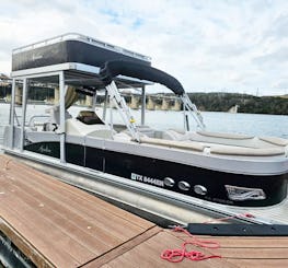 28' Double Decker Pontoon with Slide -Party Cove- Lake Austin 