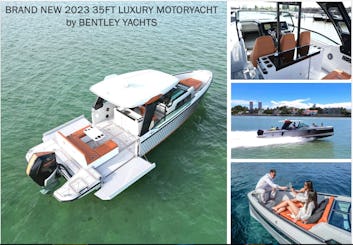 1HR FREE* 2024 35FT PRIVATE LUXURY PARTY YACHT by BENTLEY w/DRONE SHOT
