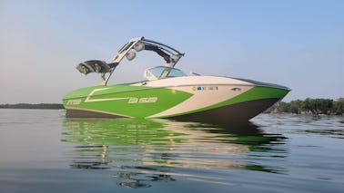 The Green Gobble'n Surf Boat In Pewaukee, Wisconsin