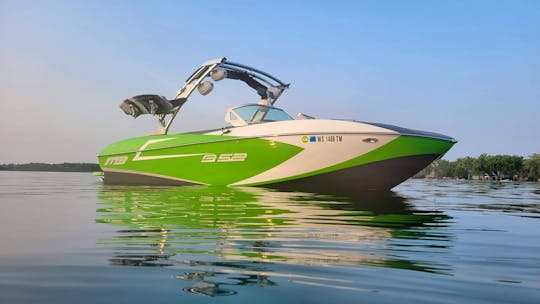 The Green Gobble'n Surf Boat In Pewaukee, Wisconsin