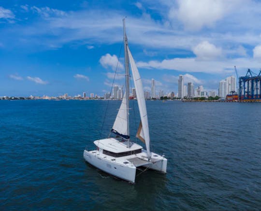 Charter 40' Cruising Catamaran In Cozumel, Mexico