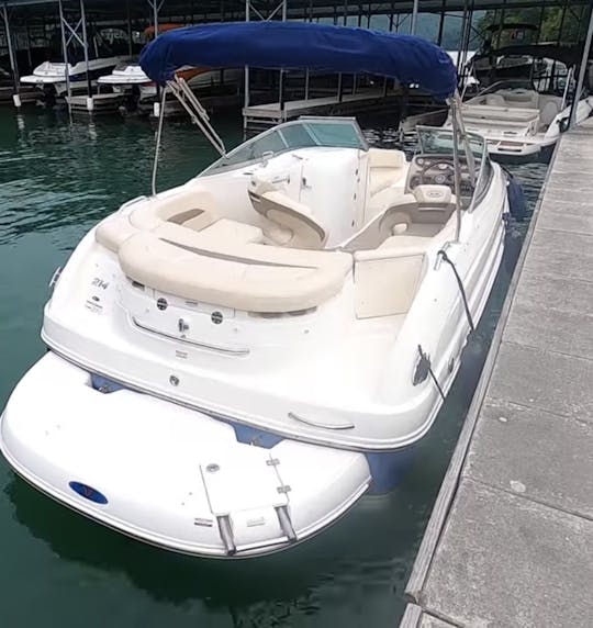 Profitez de Seattle sur l'eau à bord d'un bowrider de 23 pieds pour 10 personnes avec salle de bain ! 