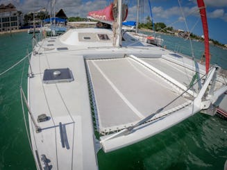 60ft. Catamaran for 70 people in Cancún, Quintana Roo