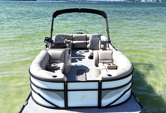 2021 New Cypress Cay 23ft Tritoon Boat for Rent in Holmes Beach!!