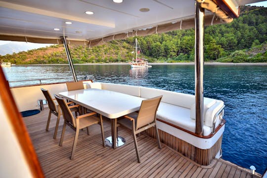 Yacht charter in Fethiye / Gocek · Custom Built Motor Boat — Trawler 2017 Model