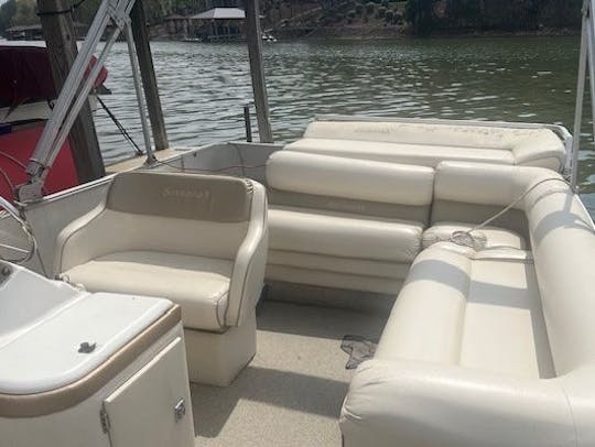 1998 Location d'un ponton Crest Savanna de 25 pieds sur le lac Norman !