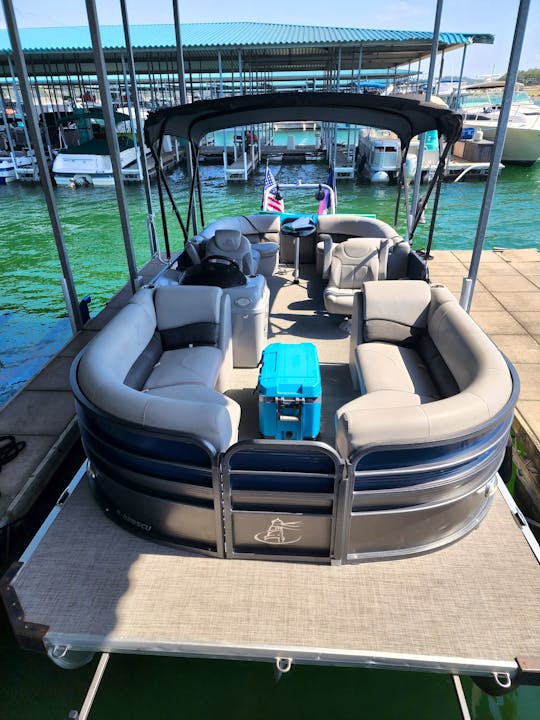 Premium 11 Guest Tri-toon Party Boat Rental - Lake Travis: 3:00PM-7:00PM