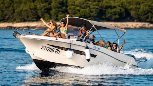Suncruiser 690 propulsé par 200 ch avec cabine