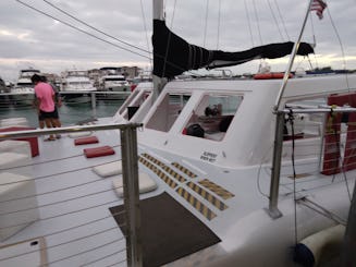 60’ Mariah Catamaran Events and Party Boat with Captain and Crew 