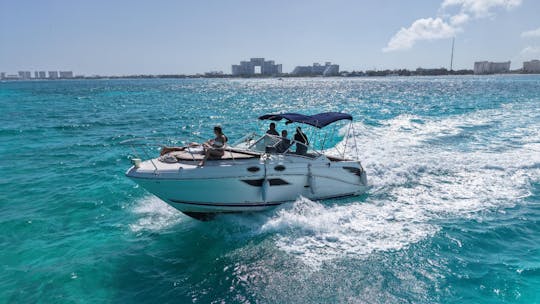 Profitez de Cancún dans un Sundancer de 27 pieds pour 6 personnes !