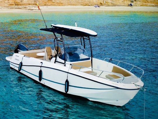 26ft Quicksilver Boat with Skipper for Private Cruise