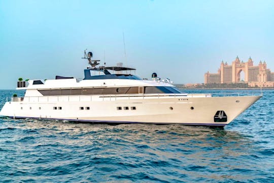 144ft  | 70 pax  | spacious and luxurious rental yacht 