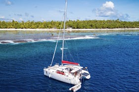 Lagoon 400-S2 Poe Miti Sailing Catamaran Charter in Papeete