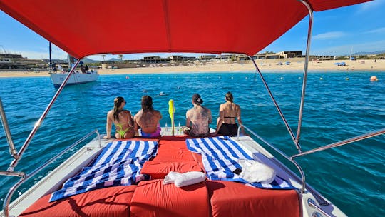 Cabo's Sexyist Cruising, Snorkeling, Whale Watching and Sunset Cruise Yacht