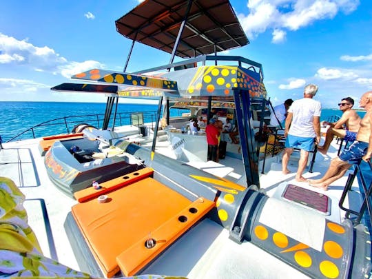 63ft Catamaran Charter. Take It Easy and Enjoy the views in La Romana!