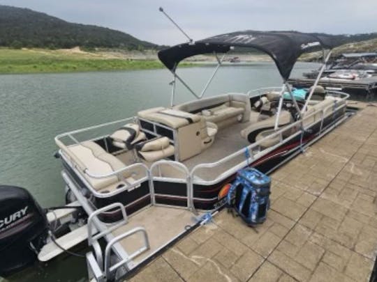 Ponton pour 12 personnes sur le lac Travis