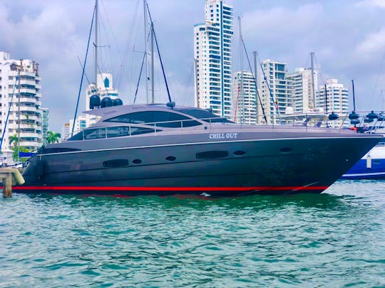 Pershing 56 Luxury Yacht in Cartagena de Indias