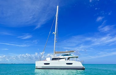 Fountain Pajot 40ft Catamaran! African Dream, Turks and Caicos 