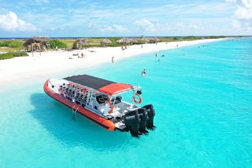 Adrenaline experience! Charter 40ft Powerboat RIB in Curaçao (max. 18 pax)